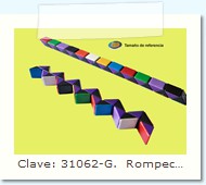 Clave: 31062-G.  Rompecabezas Flex. Todas las piezas unidas.